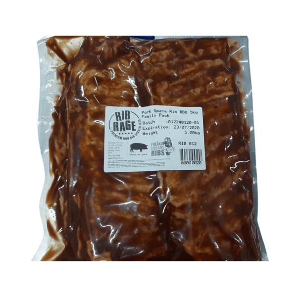 BBQ Pork Spare Rib 5Kg Family Pack - Image 2