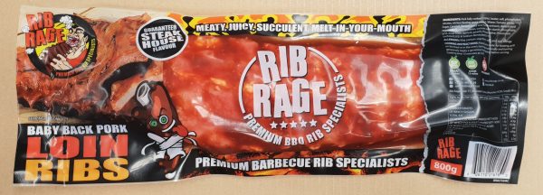 BBQ Pork Loin Rib Retail Pack 800g - Image 2